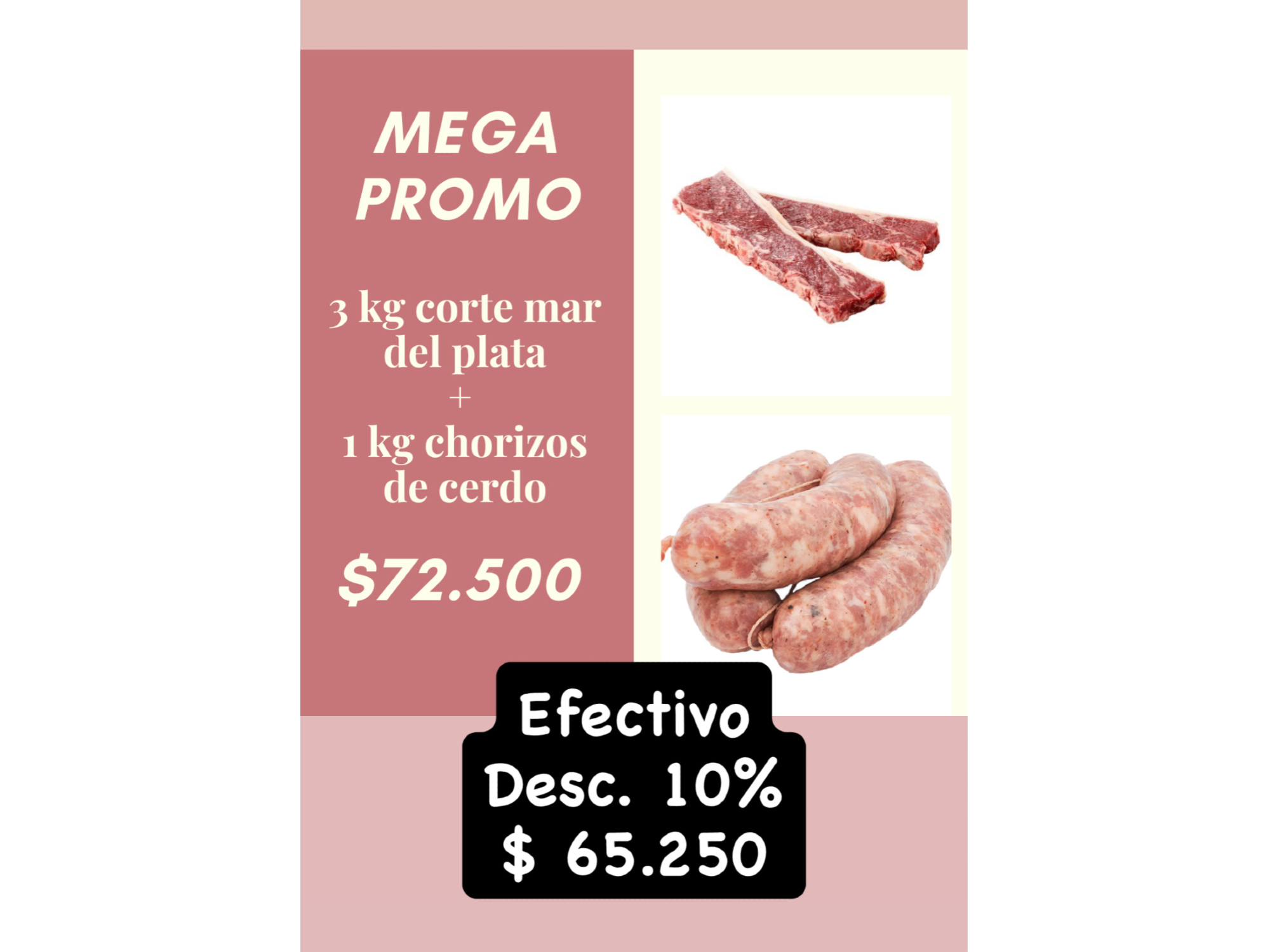 Promo mar del plata + chori
