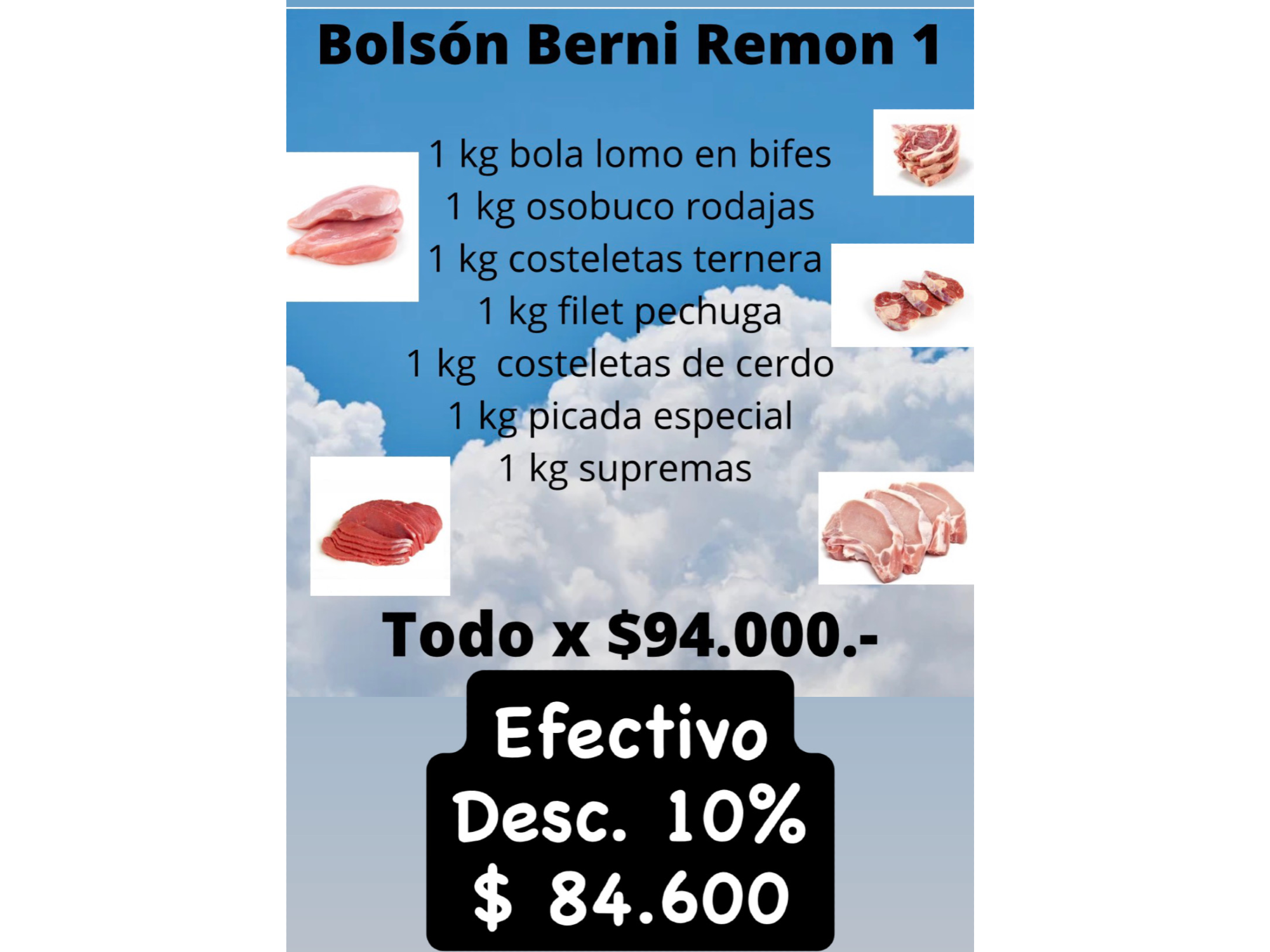 Bolsón x 7 kg Berni Remon 1