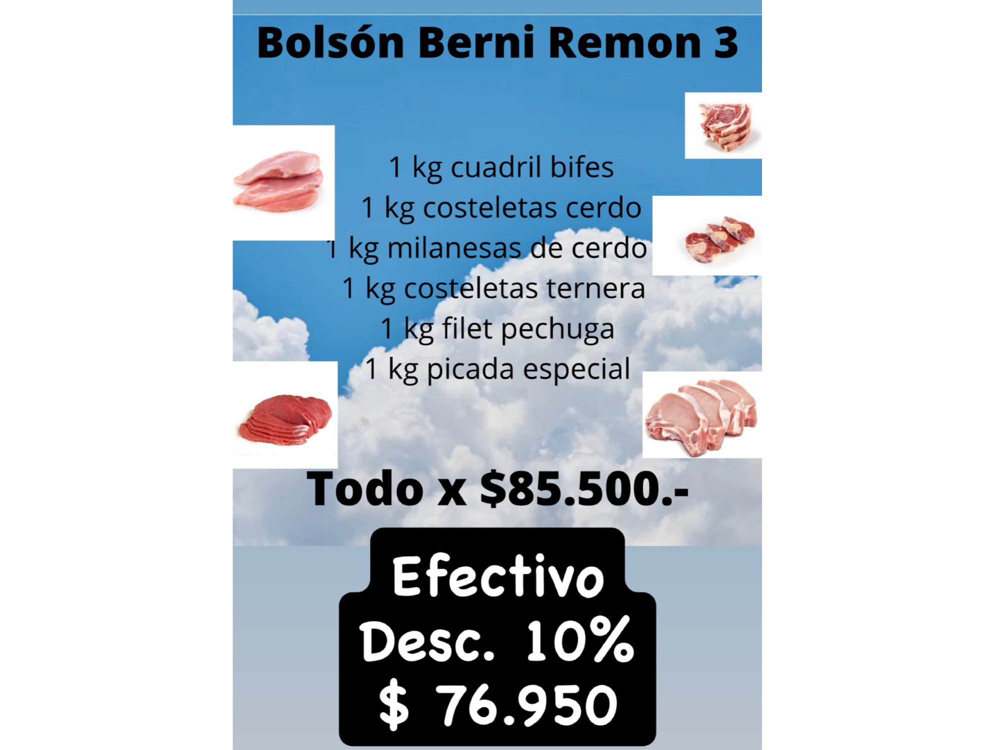 Bolsón x 6 kilos Berni 3