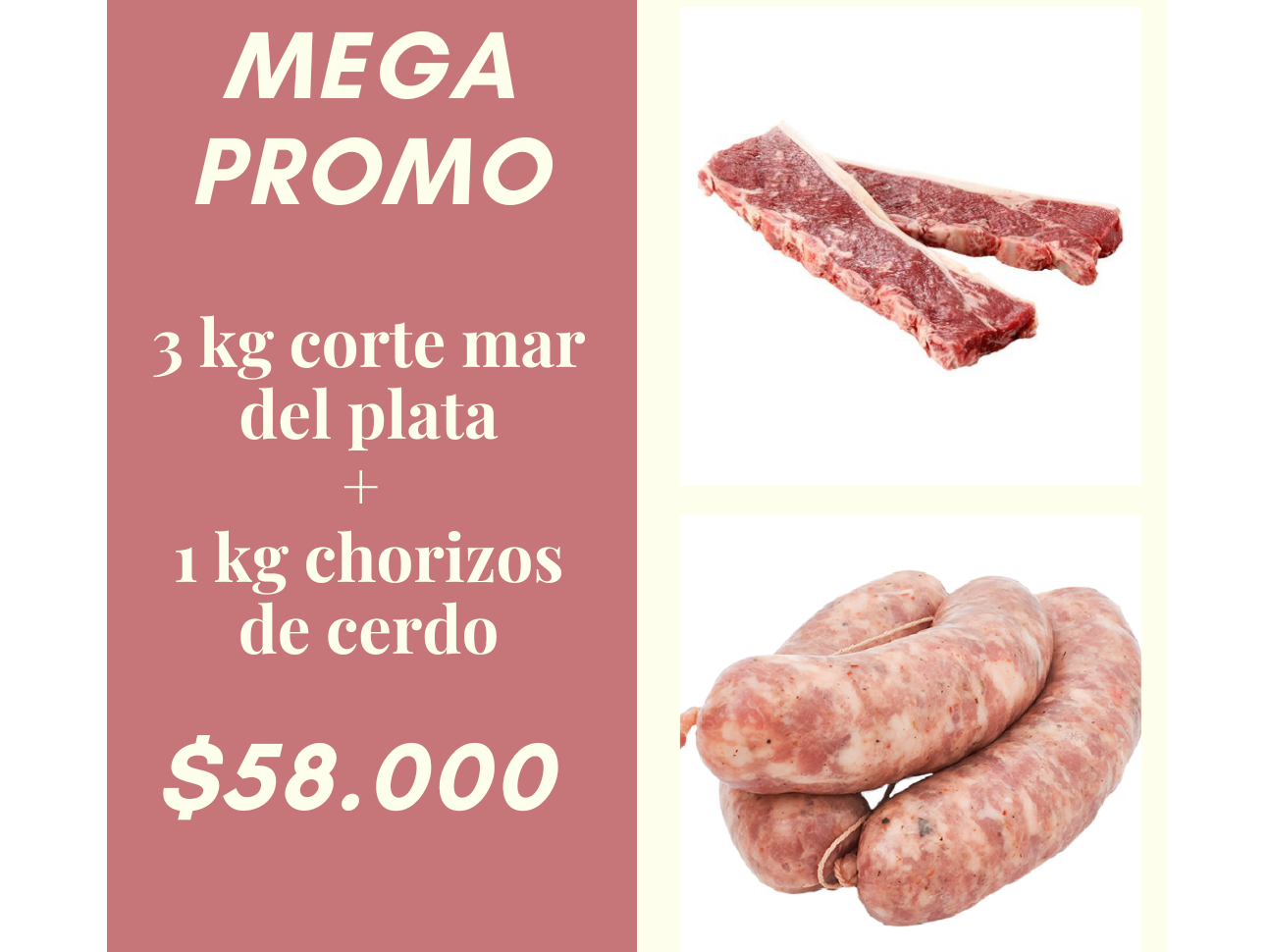 Promo mar del plata + chori