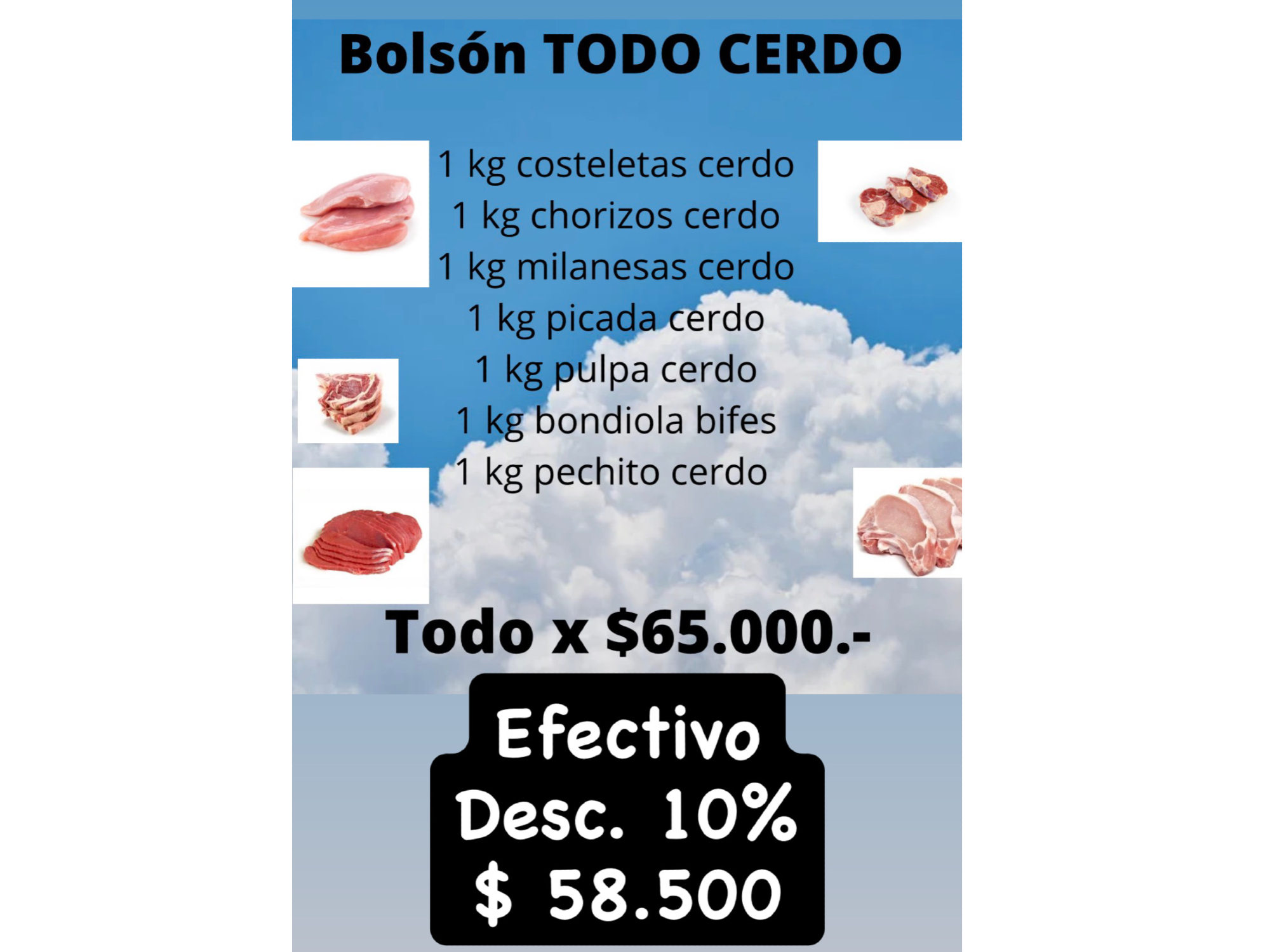 Bolsón TODO CERDO