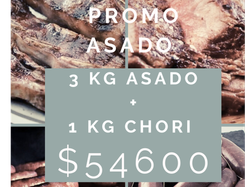 Promo costilla ternera + chori