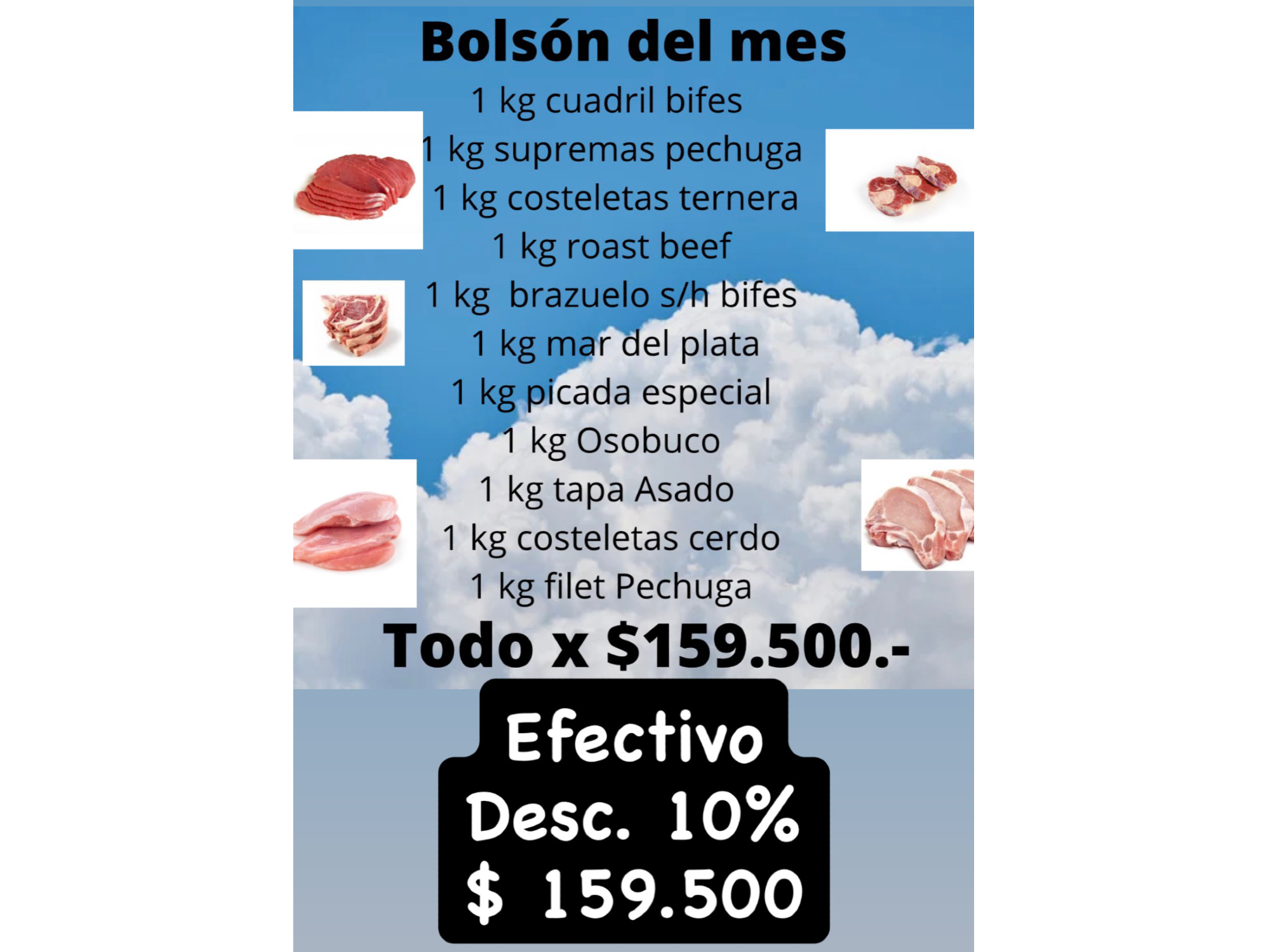 Bolson del mes x 11 kg