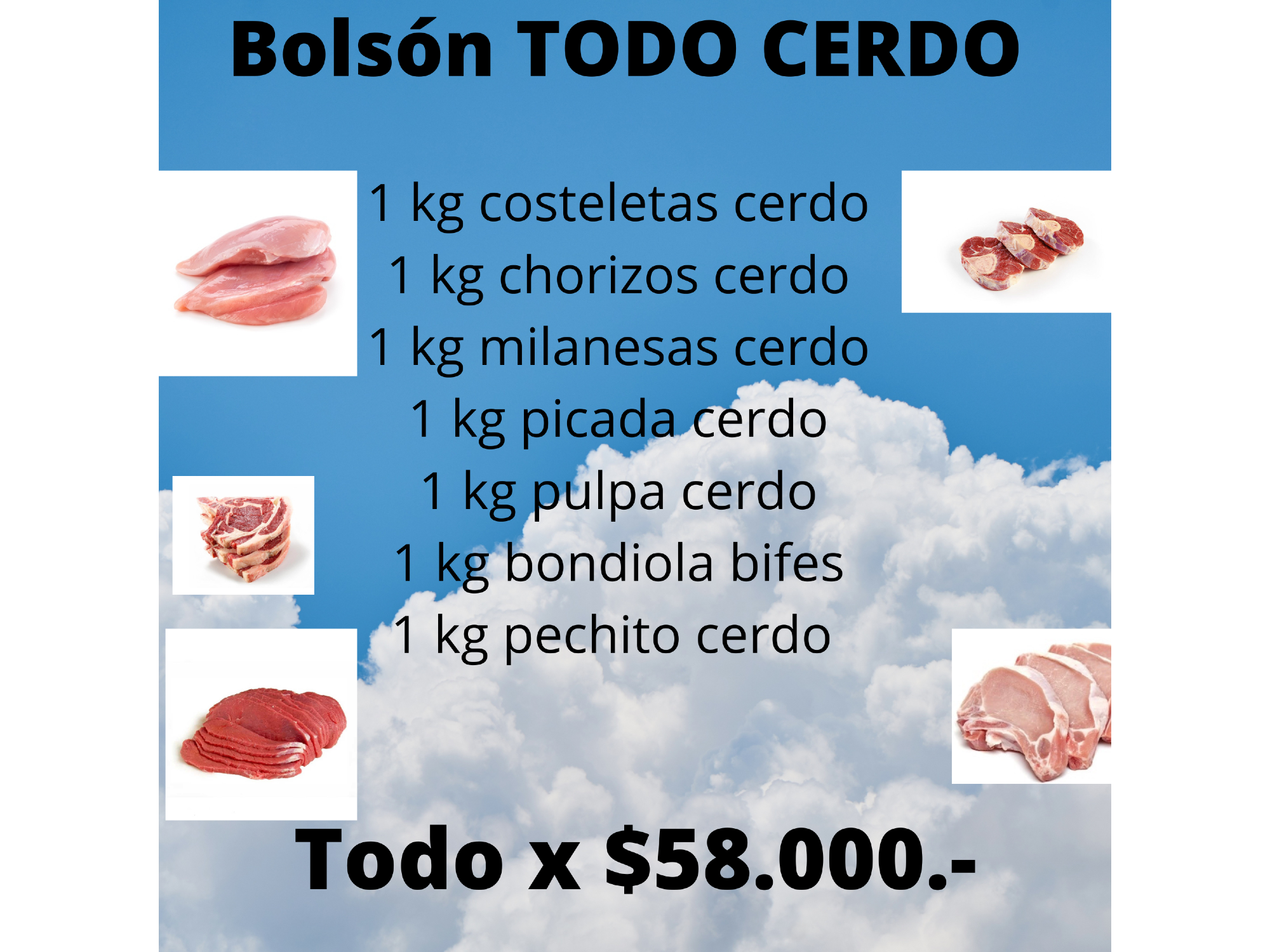Bolsón TODO CERDO