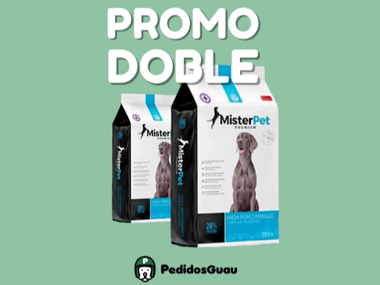 ¡Oferta salvaje! 🐶Mister PET 28% Proteína ahora a $79.000