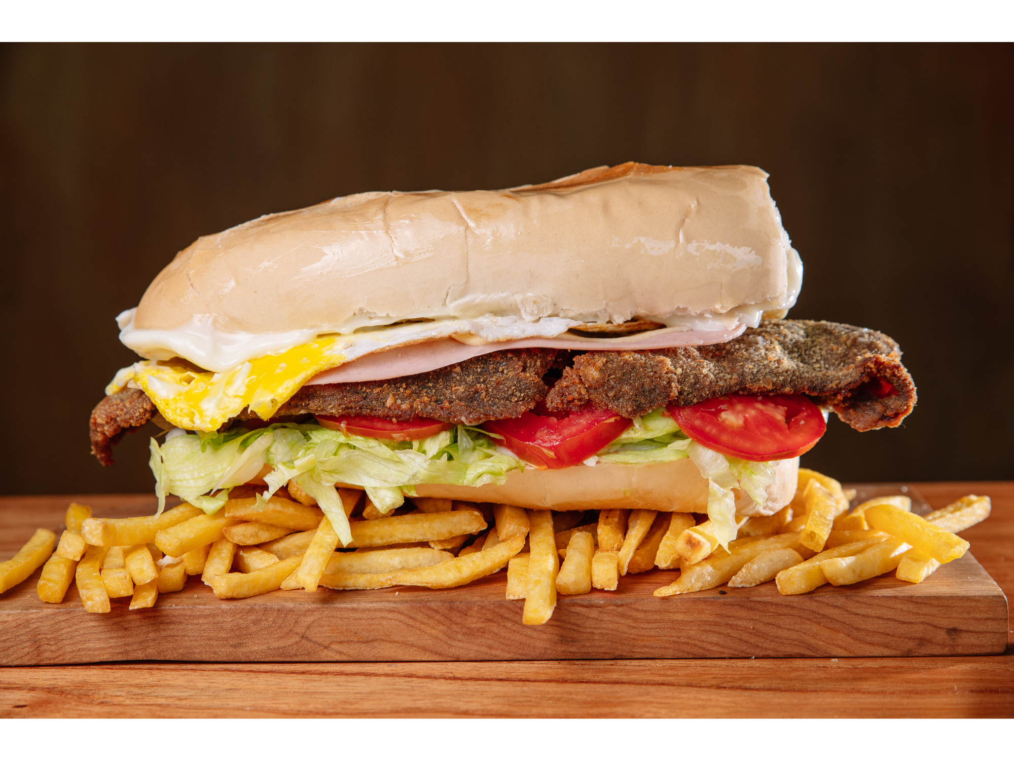 SANDWICH DE MILANESA + PAPAS FRITAS