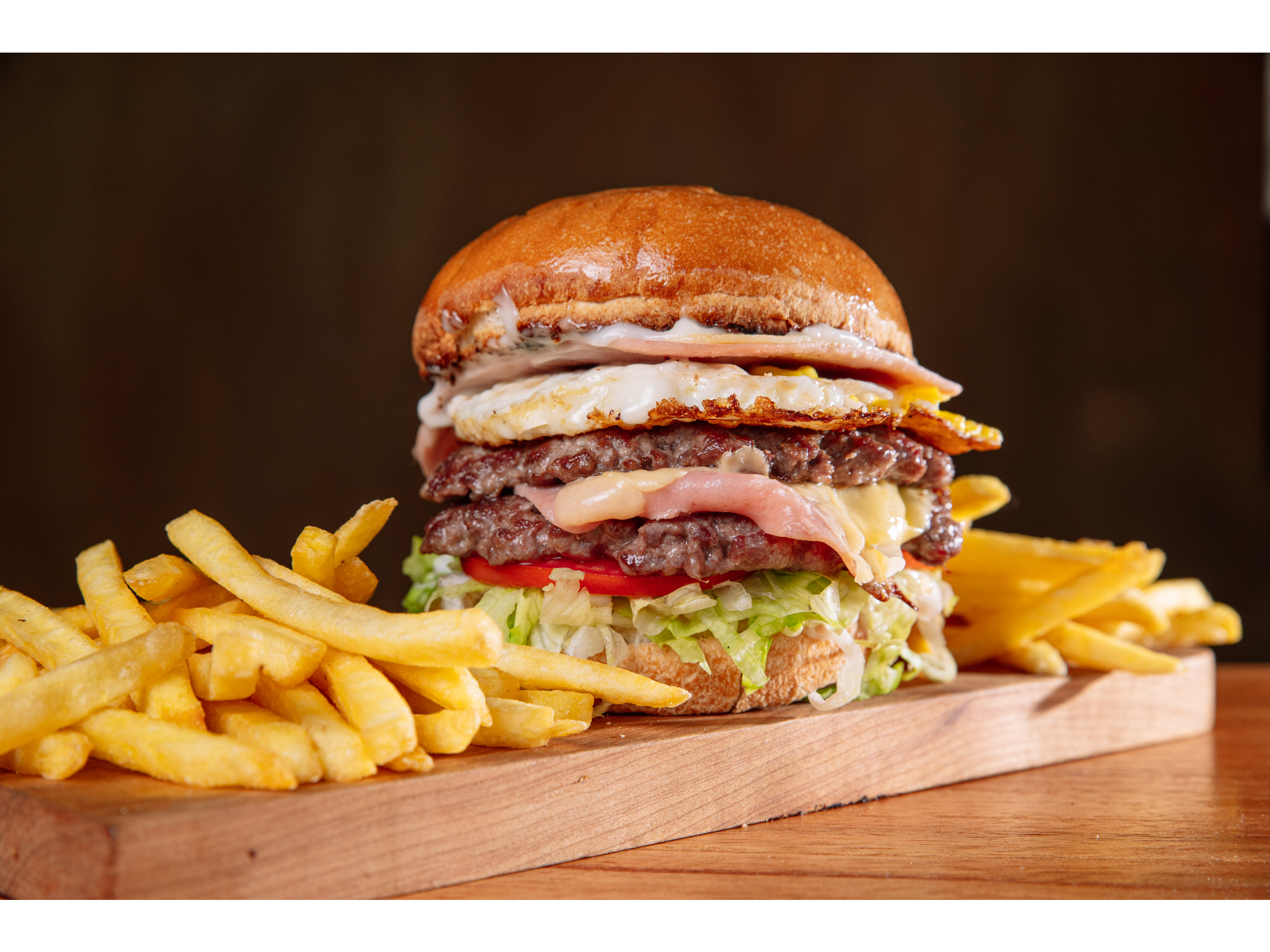 2 DOBLES A ELECCION + PAPAS FRITAS