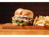 BURGER ATI + PAPAS FRITAS