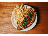 MILANESA A LA FUGAZZETA Y BACON