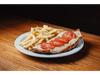 2 MILANESAS DE POLLO A LA NAPO + PAPAS