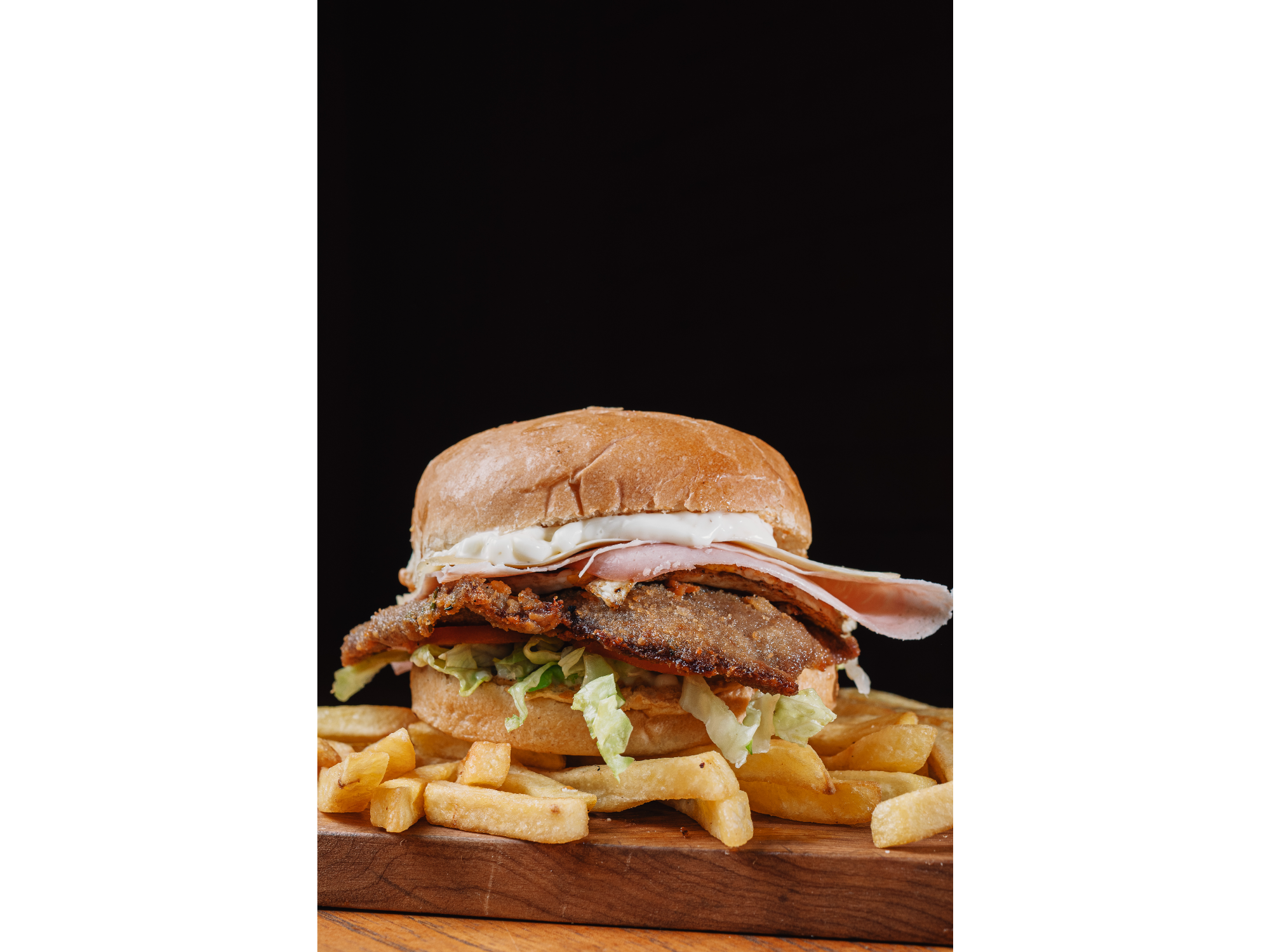 SANDWICH MINI DE MILA (12CM) + PAPAS FRITAS
