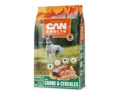 CAN ADULTO CARNE Y CEREALES 1 KG.