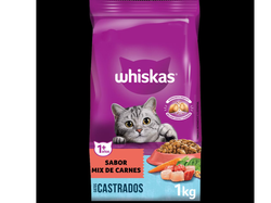 WHISKAS CARNES 1 KILO gato castrado