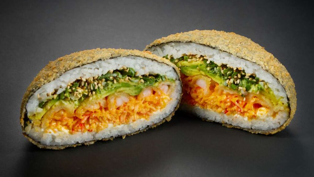 Hamburguesa sushi