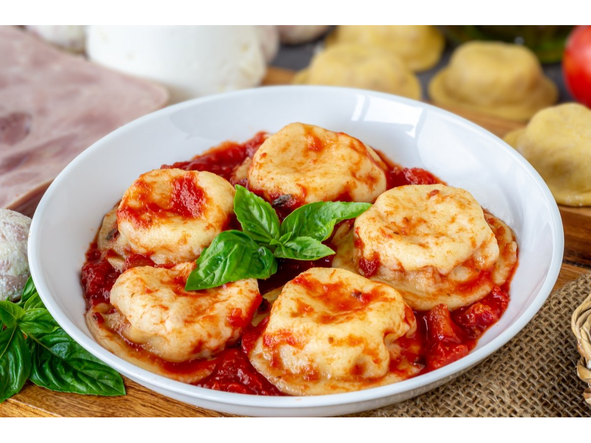 SORRENTINOS DE CALABAZA, CEBOLLA Y MOZZARELA