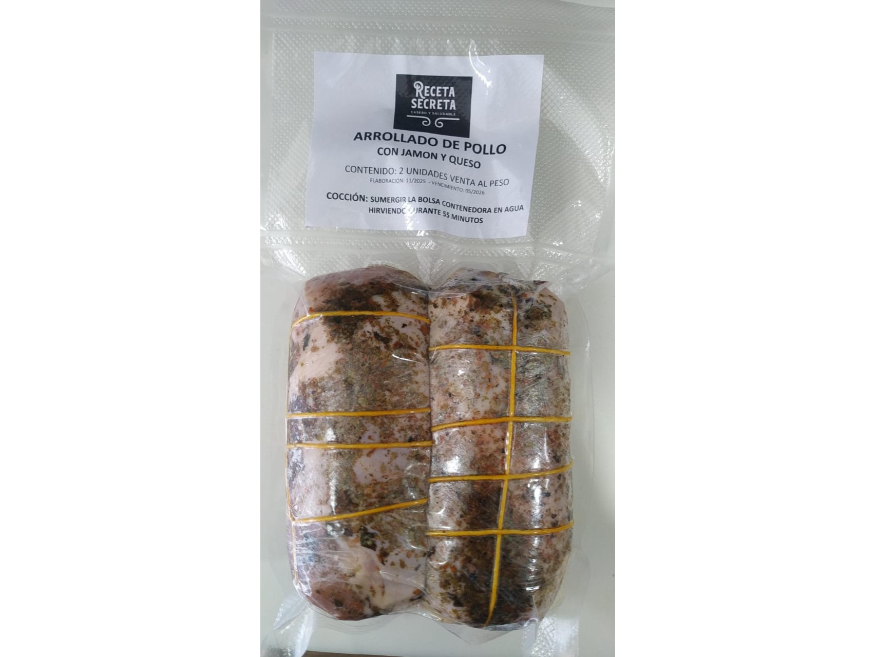 ARROLLADO DE POLLO