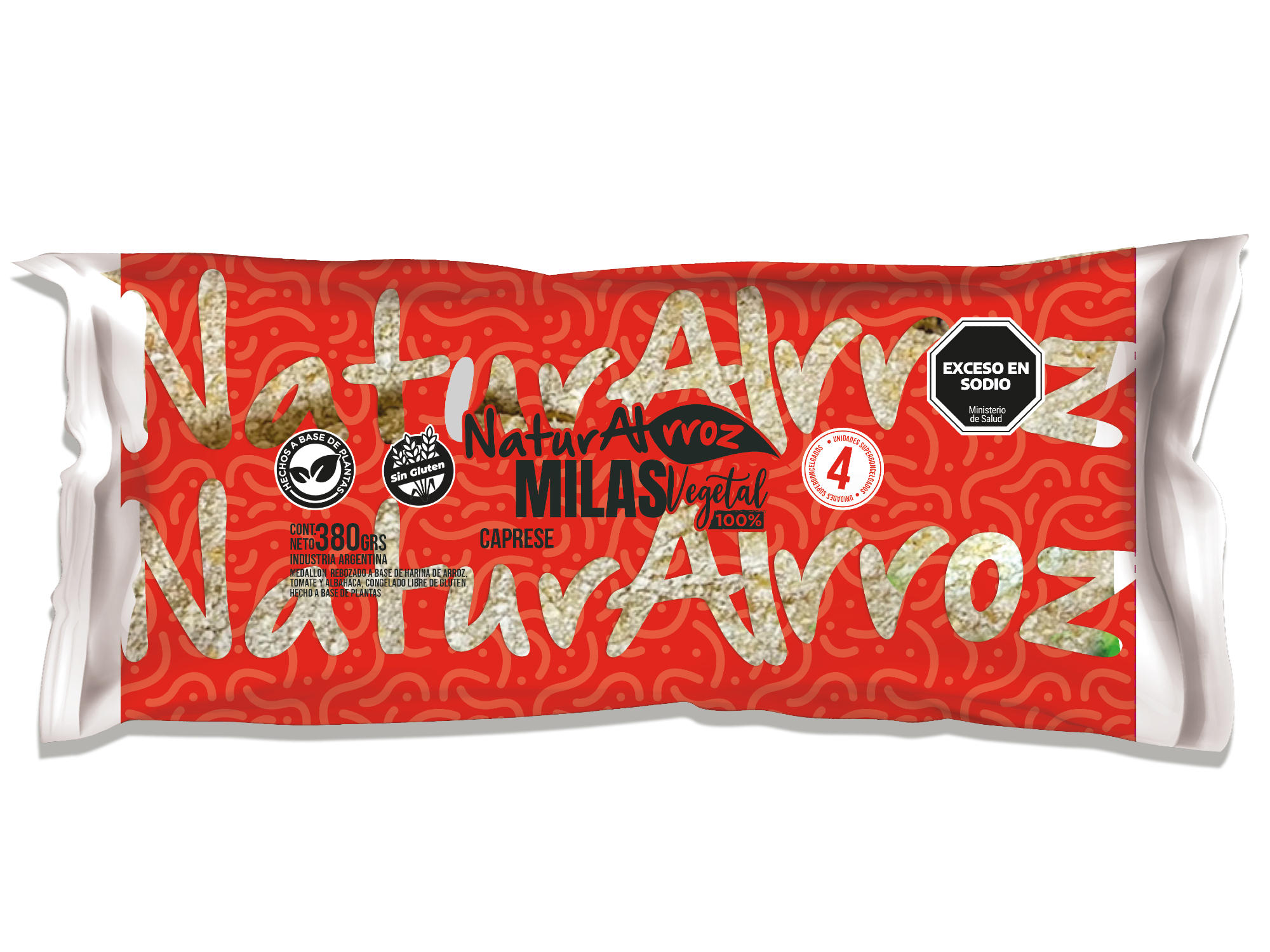 Vegan Milas Caprese x4