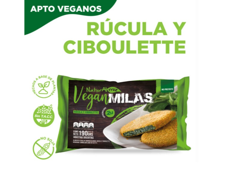 Vegan Mila Rúcula y Ciboulette
