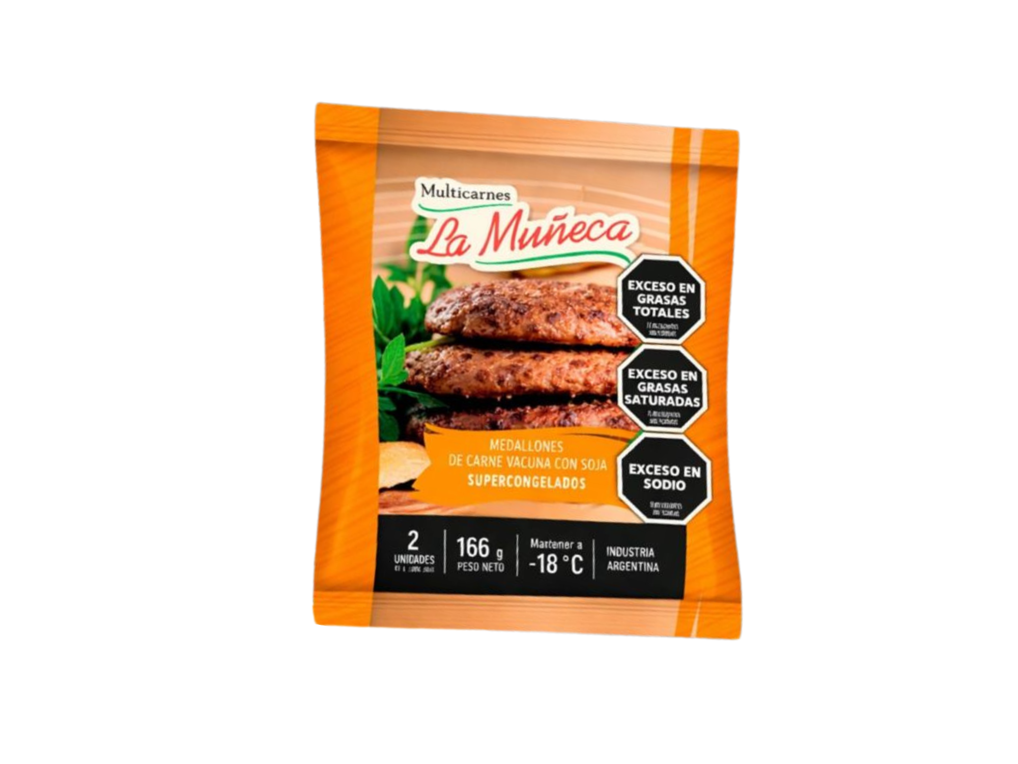 MEDALLONES DE CARNE VACUNA Y SOJA - LA MUÑECA