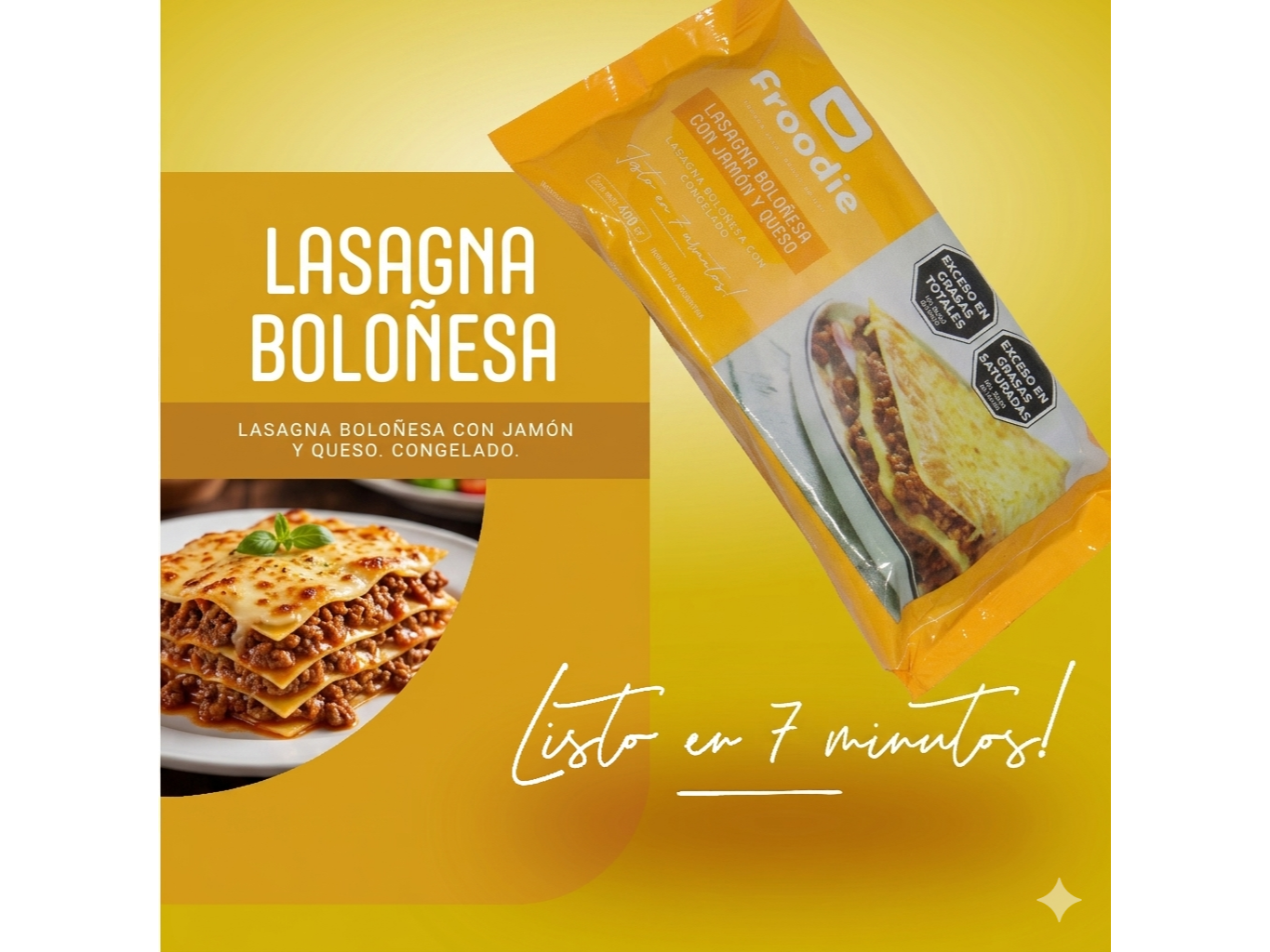 Caja x12 de lasagna bolognesa