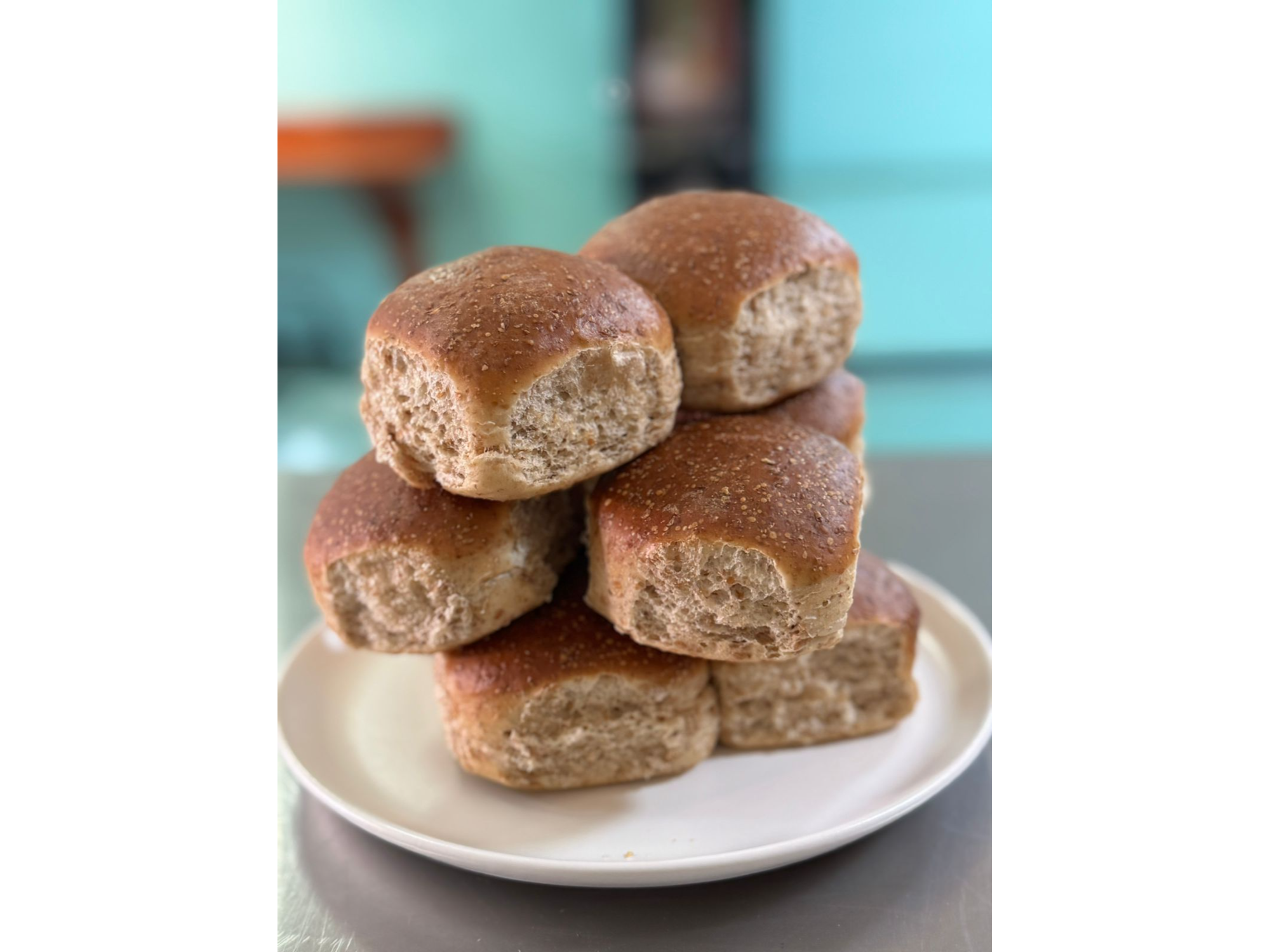 Pan de salvado en bollitos