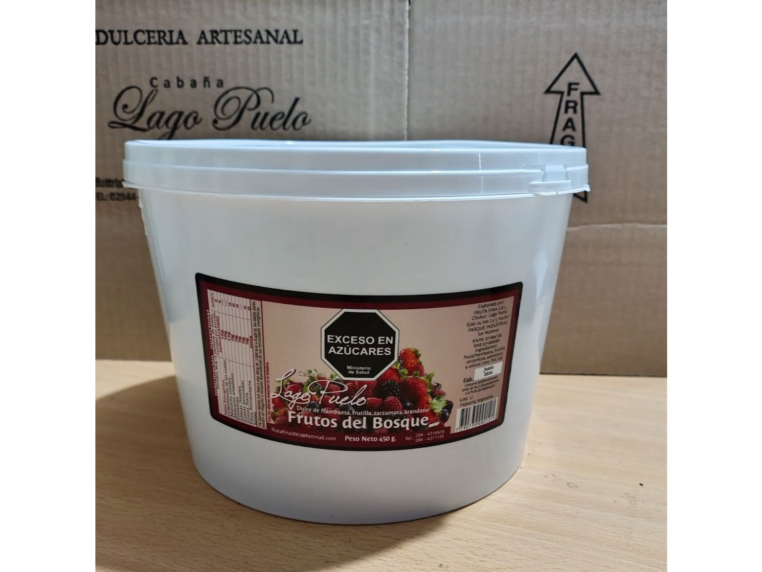 Dulce de Frutos del bolsque x 5 kg Lago Puelo