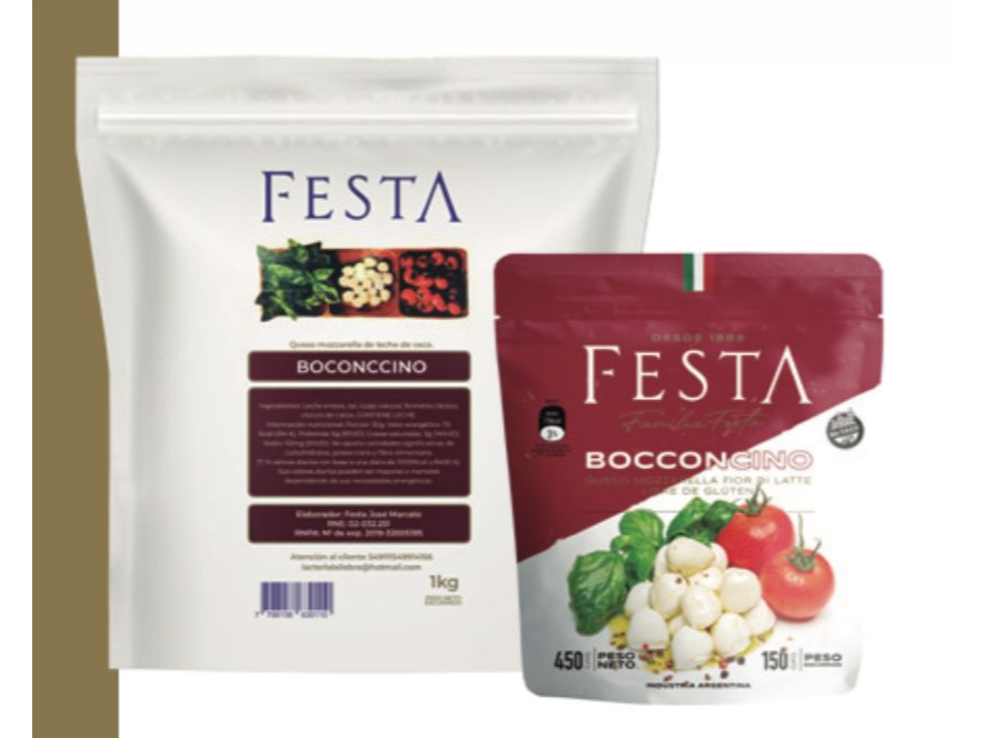 Mozzarela Boccocino x 1 kg Festa