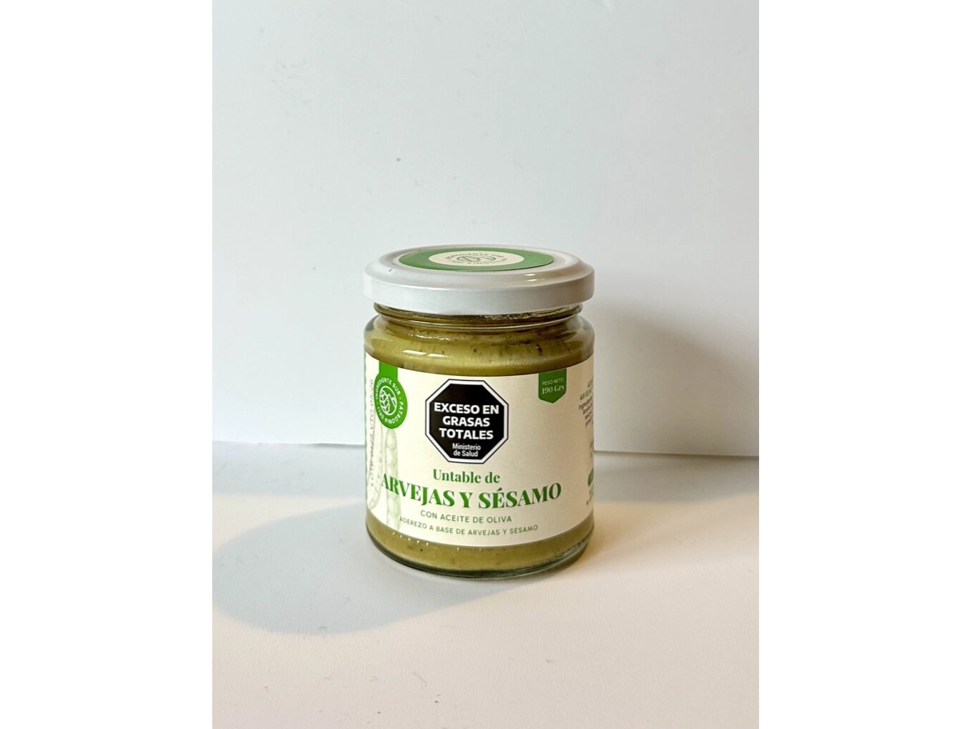 Pasta untable de arvejas y sesamo x 190 grs Ingrediente Sur