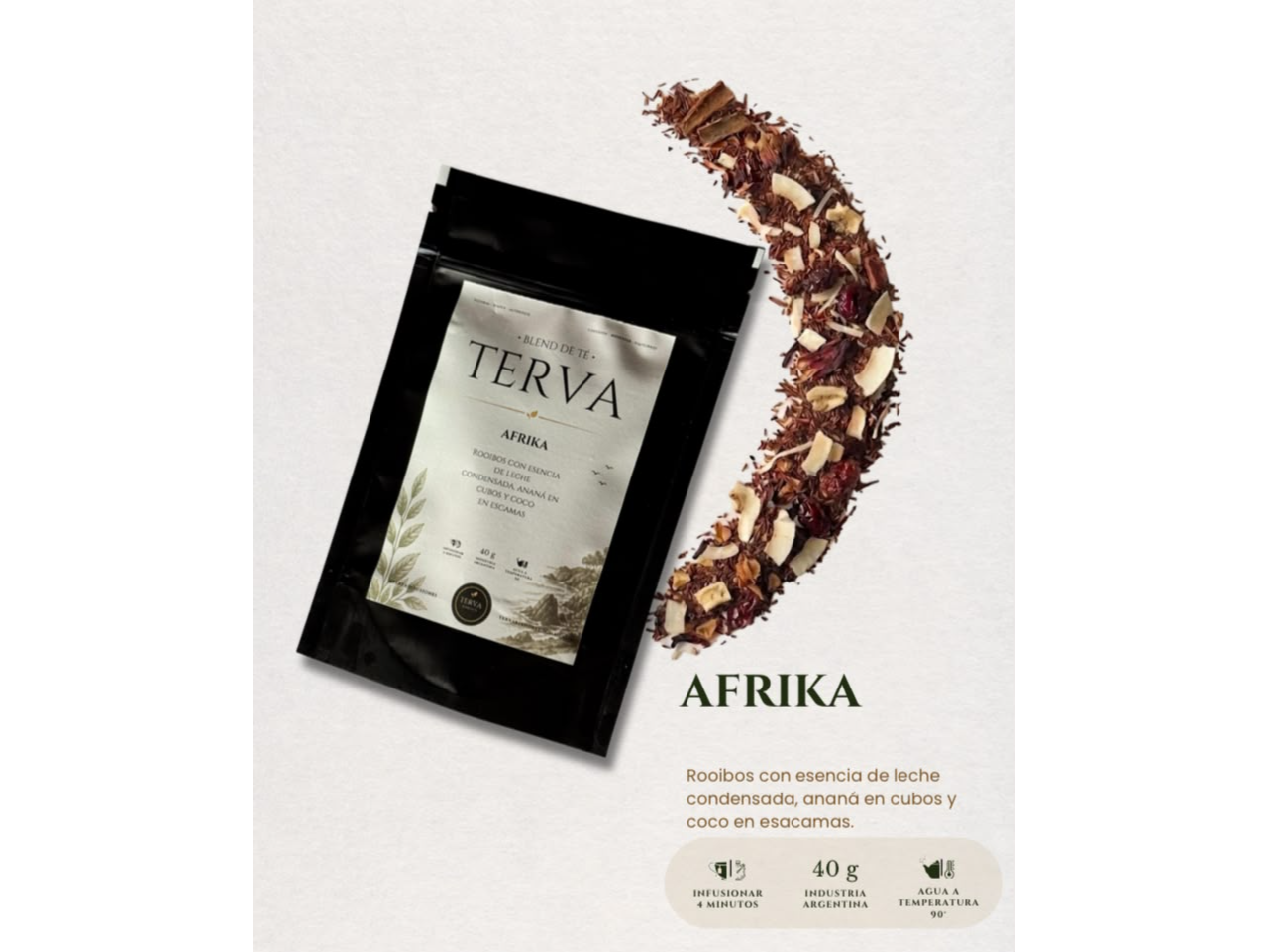 Té en hebras Afrika x 40 grs Terva