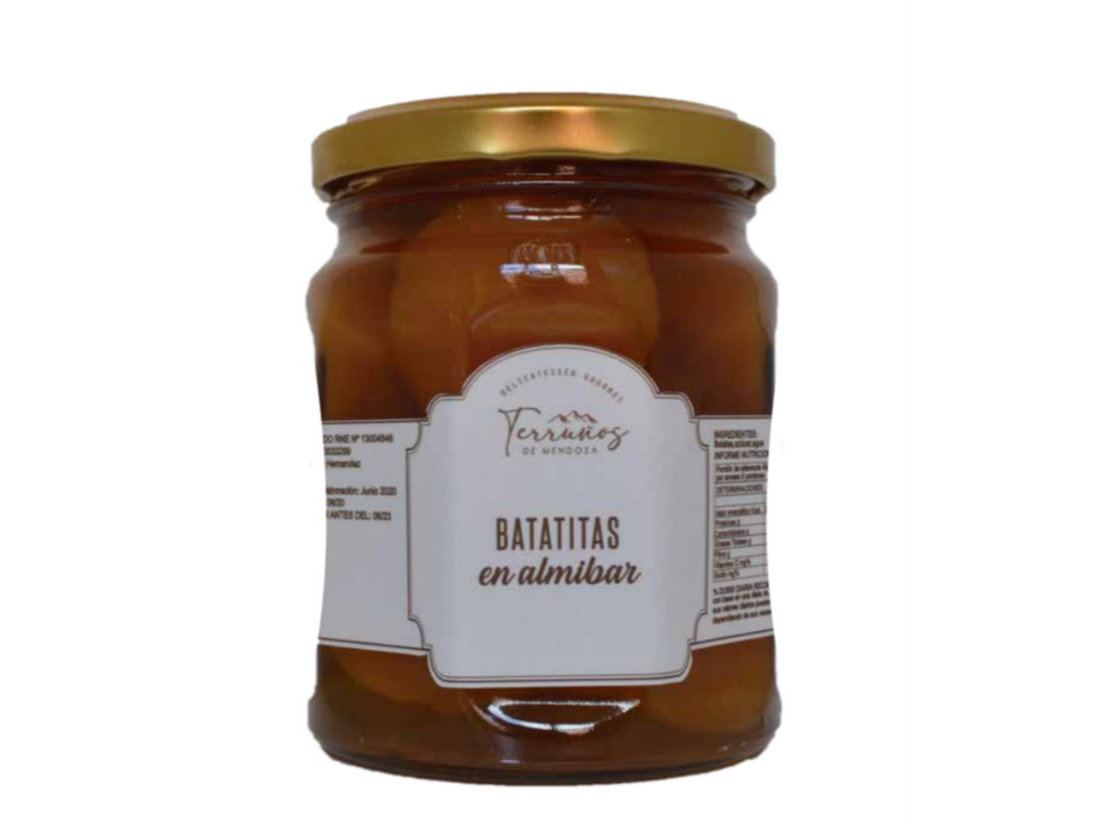 Batata en almíbar x 330 grs Terruños