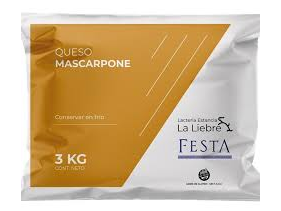 Queso Mascarpone sachet x 3 kg Festa