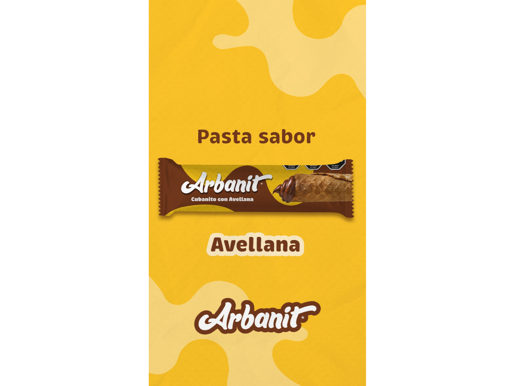 Cubanito Premium relleno con crema de avellanas x 12 unidades