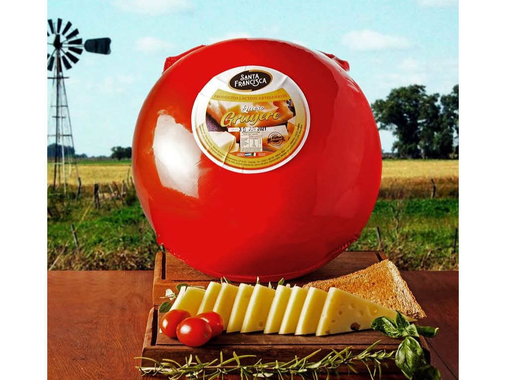 Queso horma Gruyerito x 5kg aprox Santa Francisca