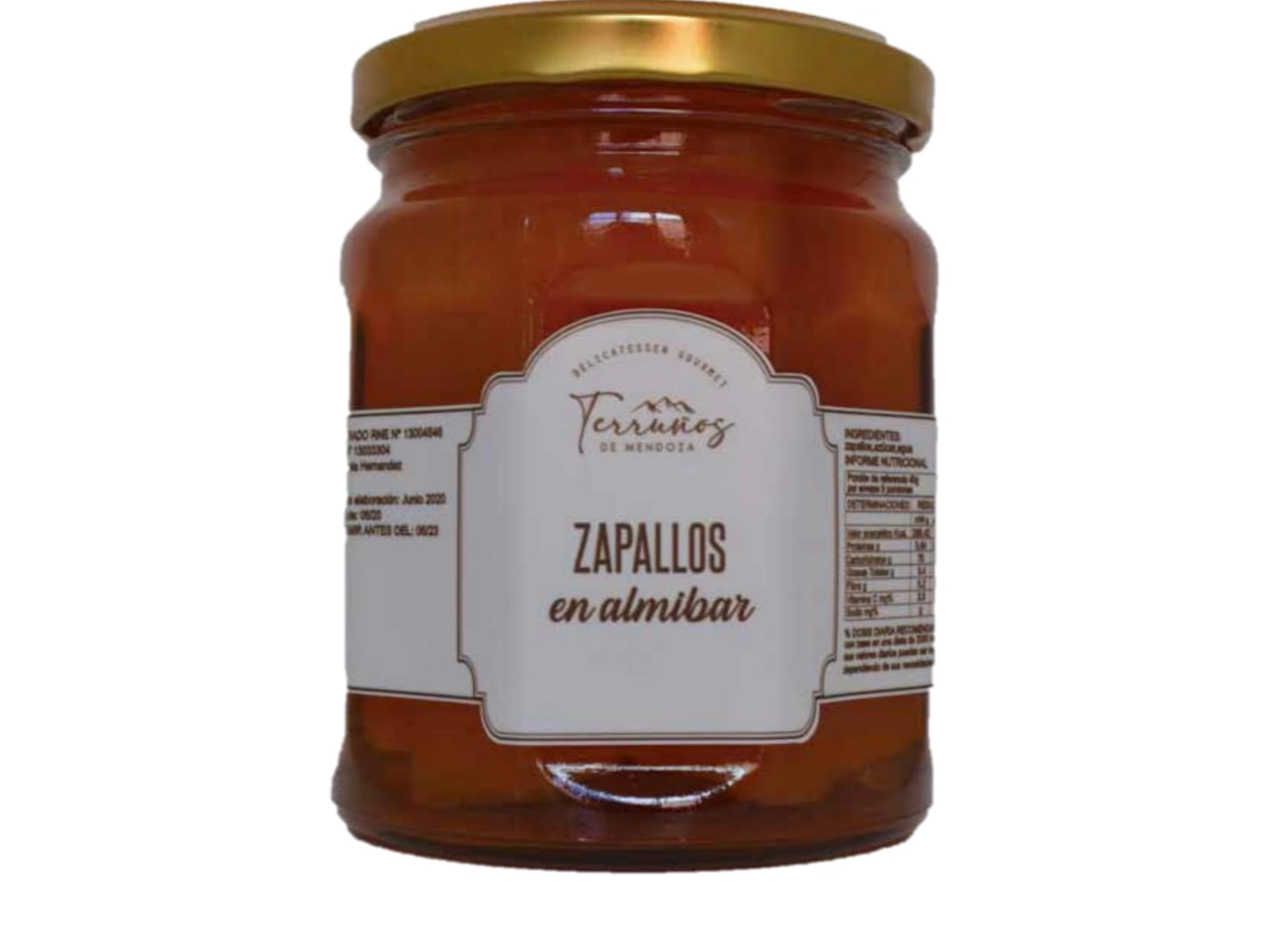 Zapallo en almibar x 330 grs TERRUÑOS