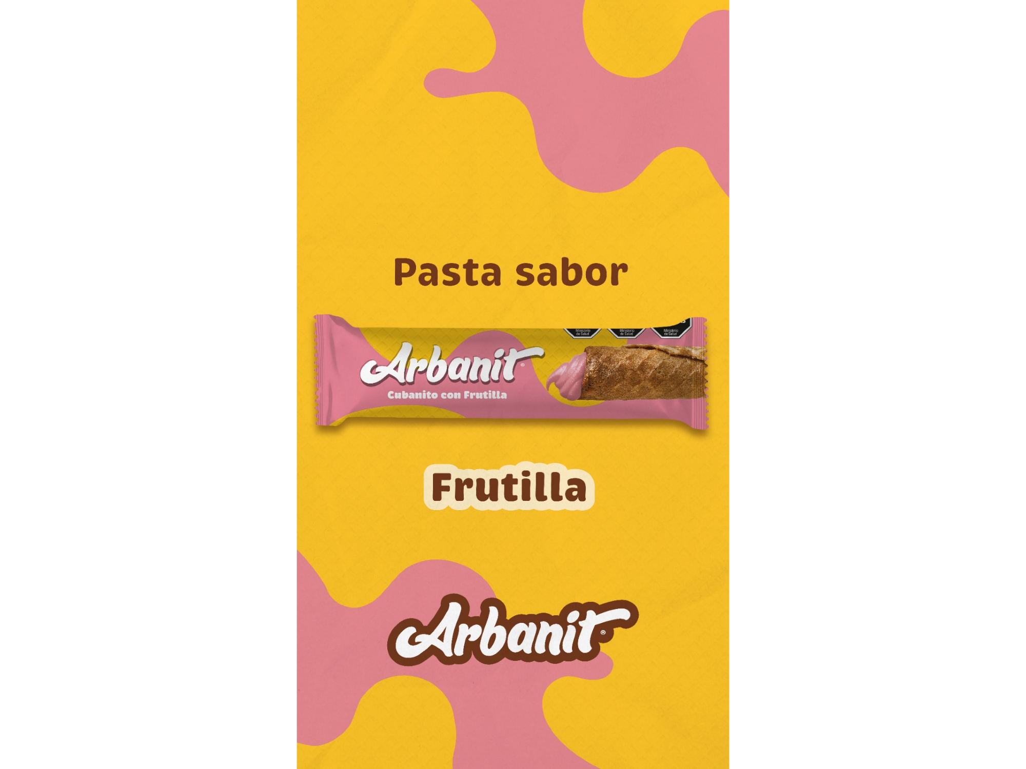 Cubanito Premium relleno con crema de frutilla x 12 unidades