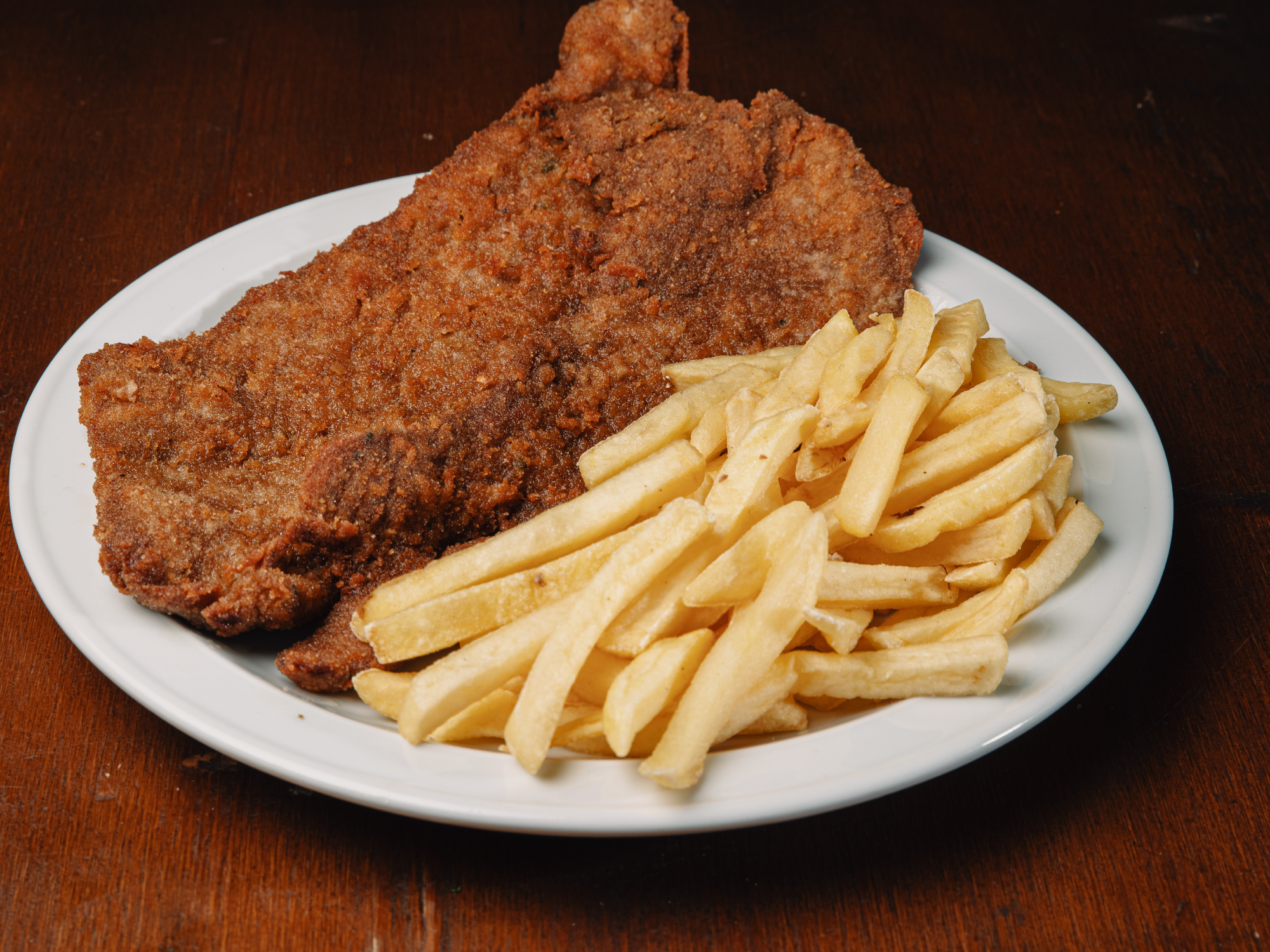 Milanesa con guarnición