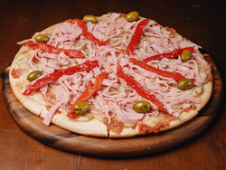 muzza+esp jamon y morron