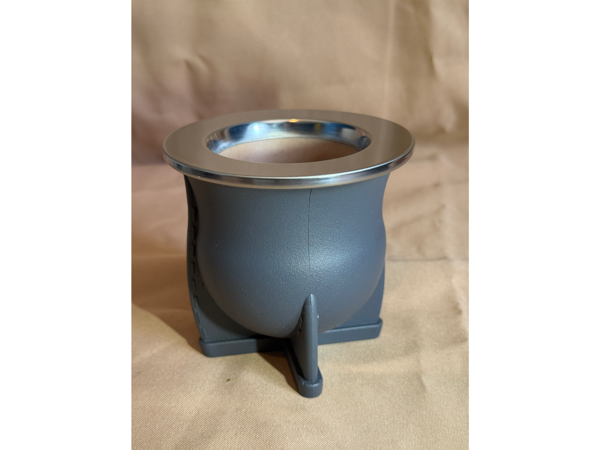 Mate camionero de PVC gris