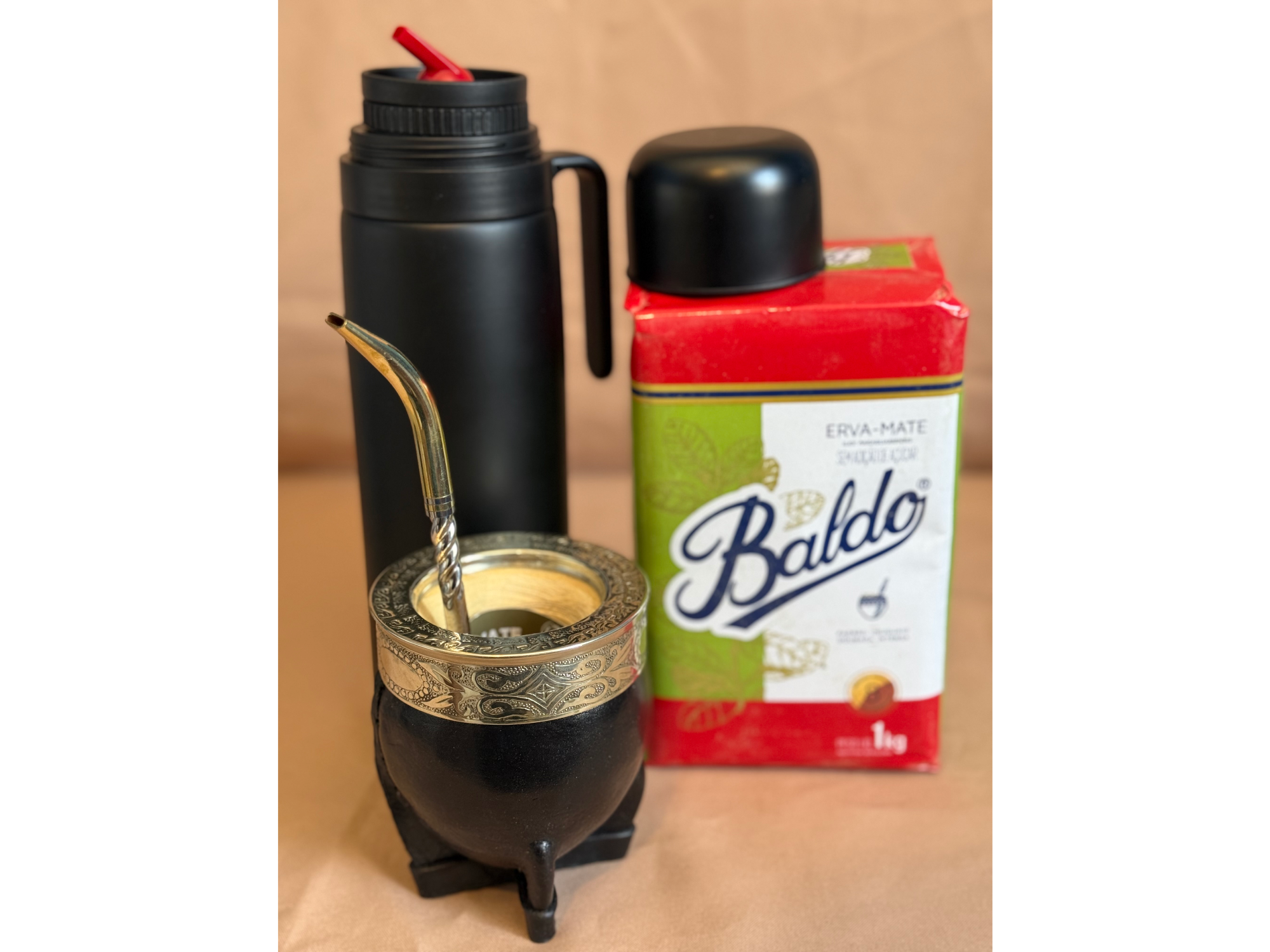 Promo 2: Mate imperial+bombilla+termo+yerba