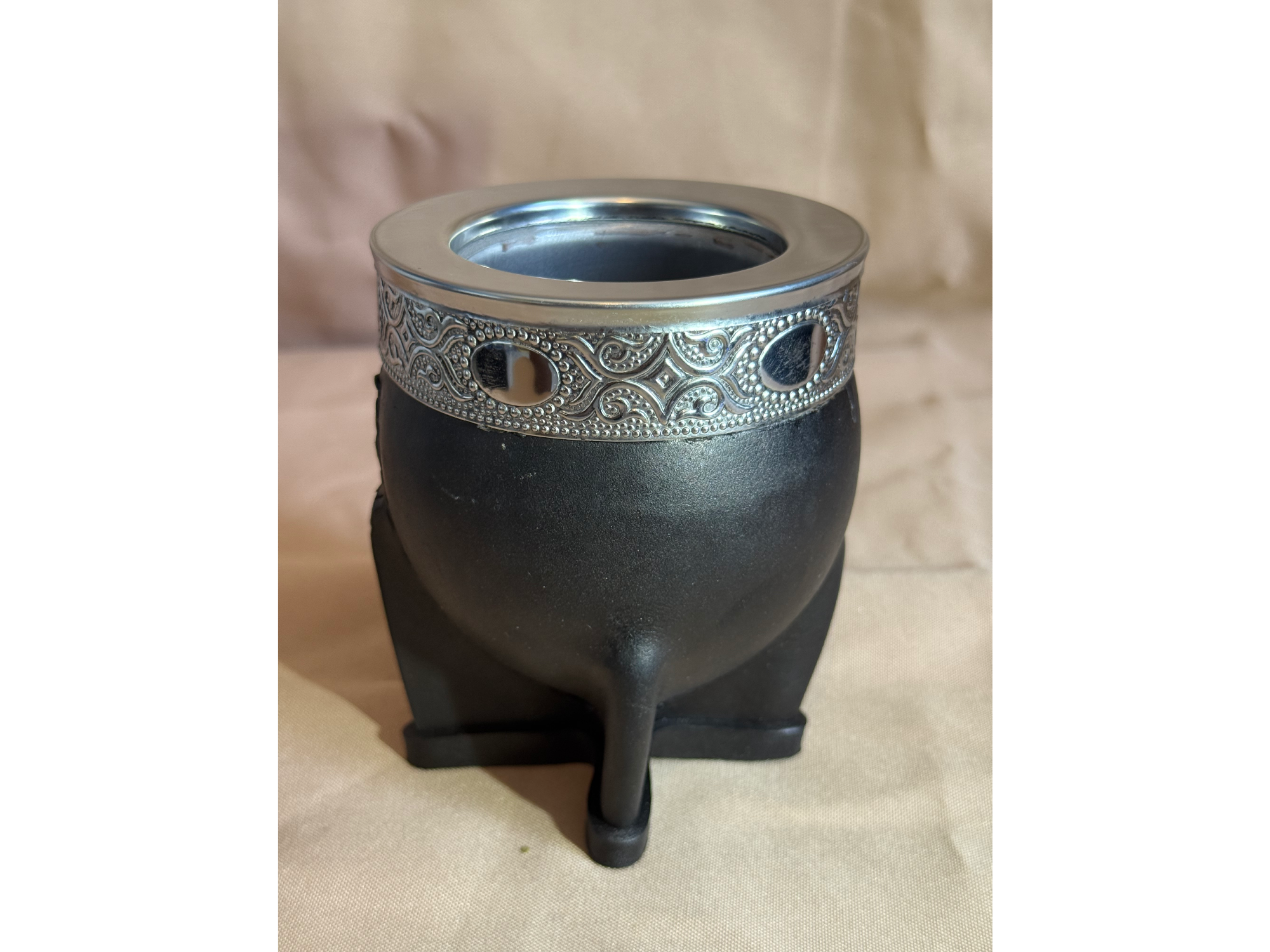 Mate imperial de acero negro #002