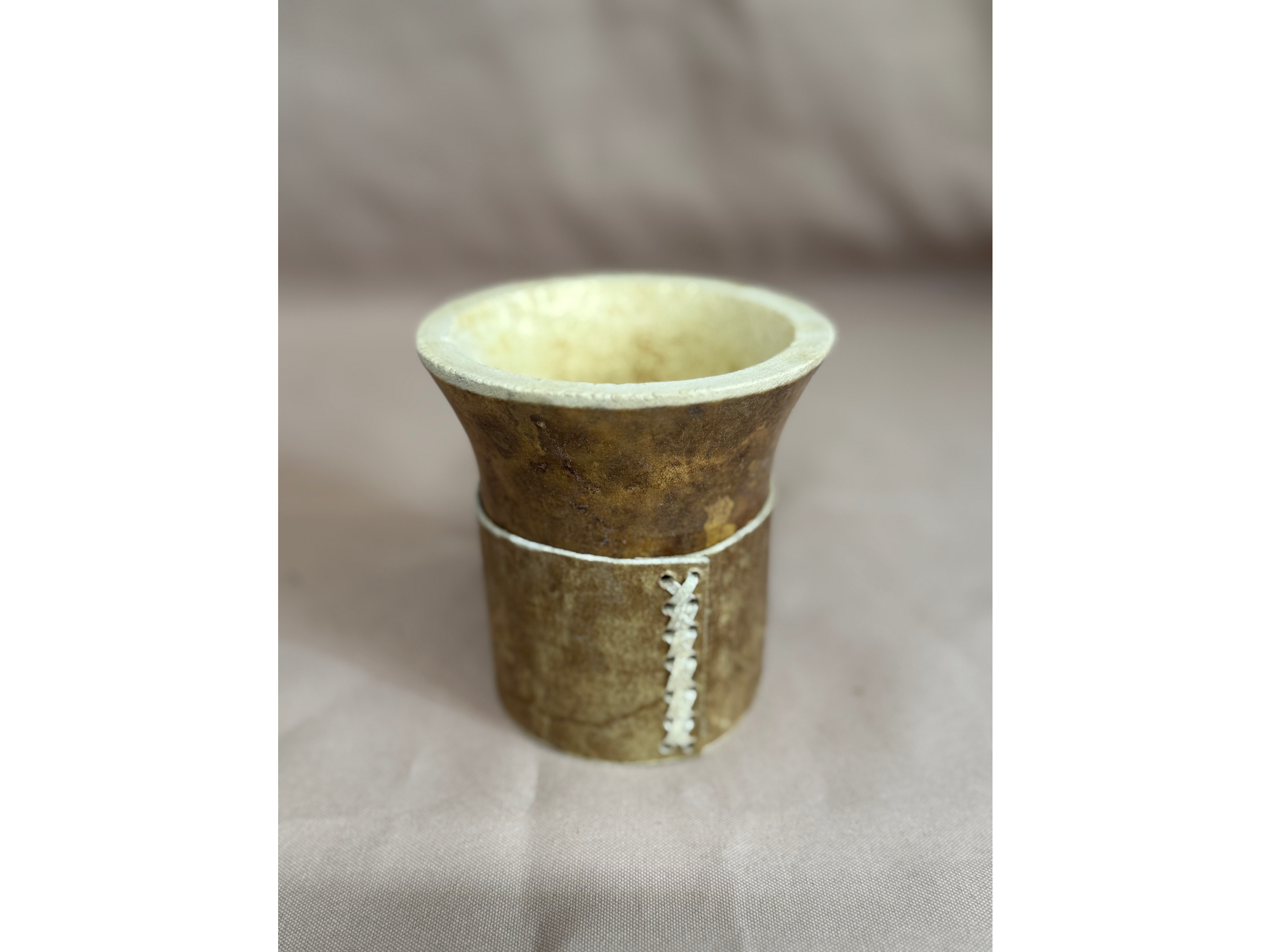 Mate criollo con base de cuero #007