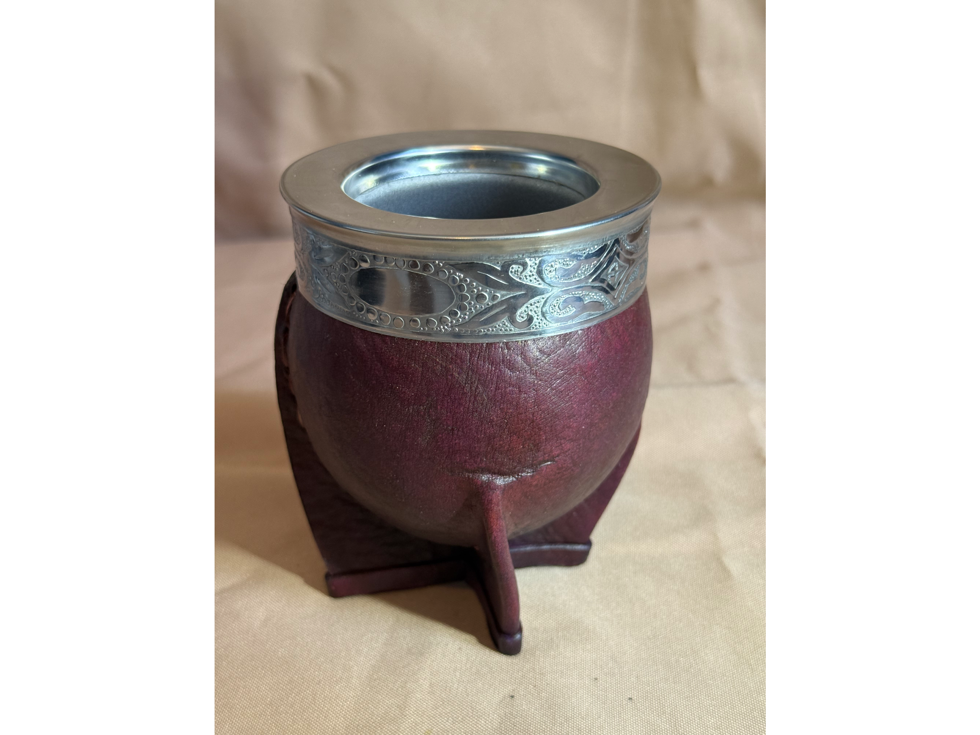 Mate imperial de acero marrón #004