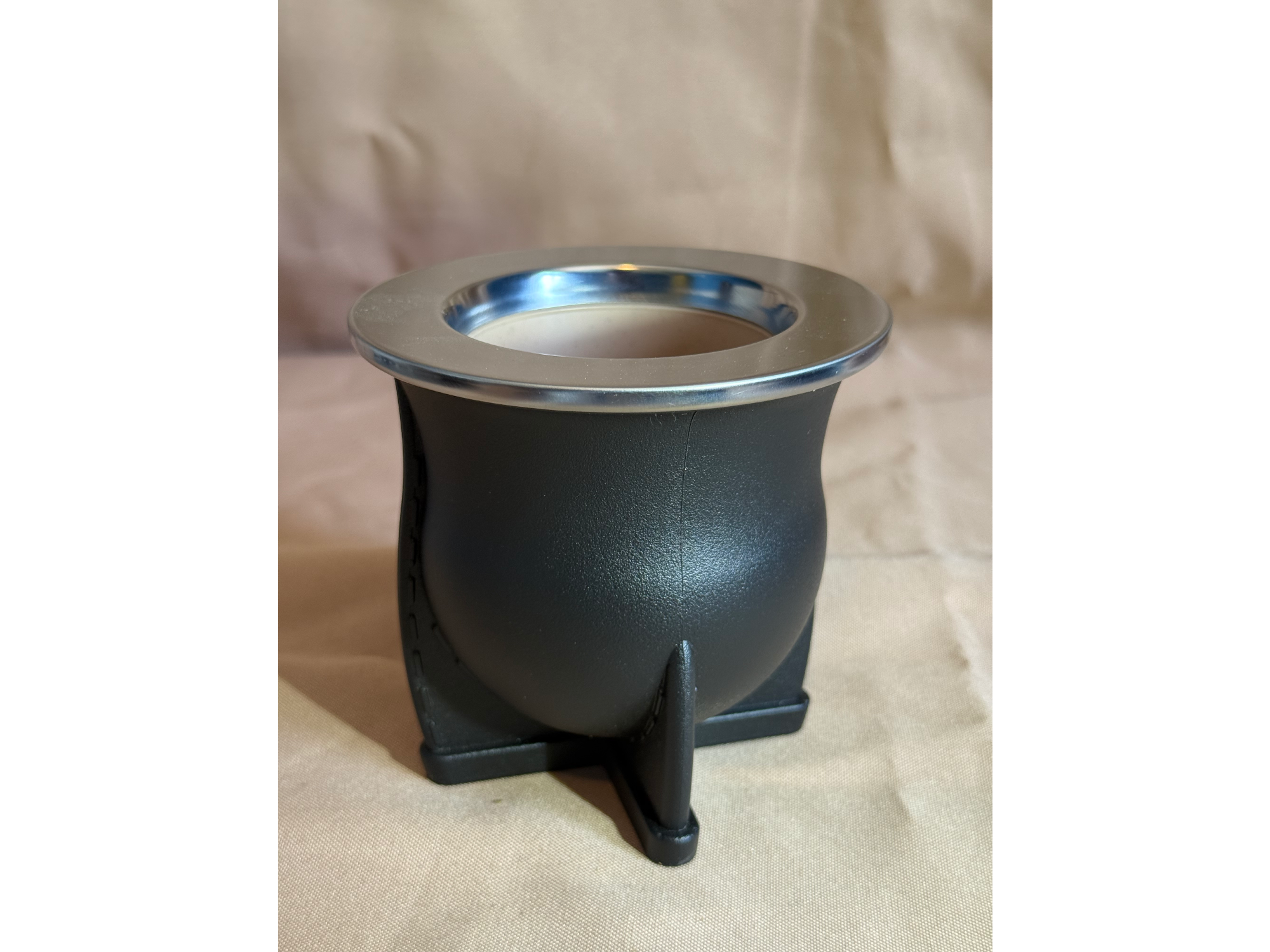 Mate camionero de PVC negro