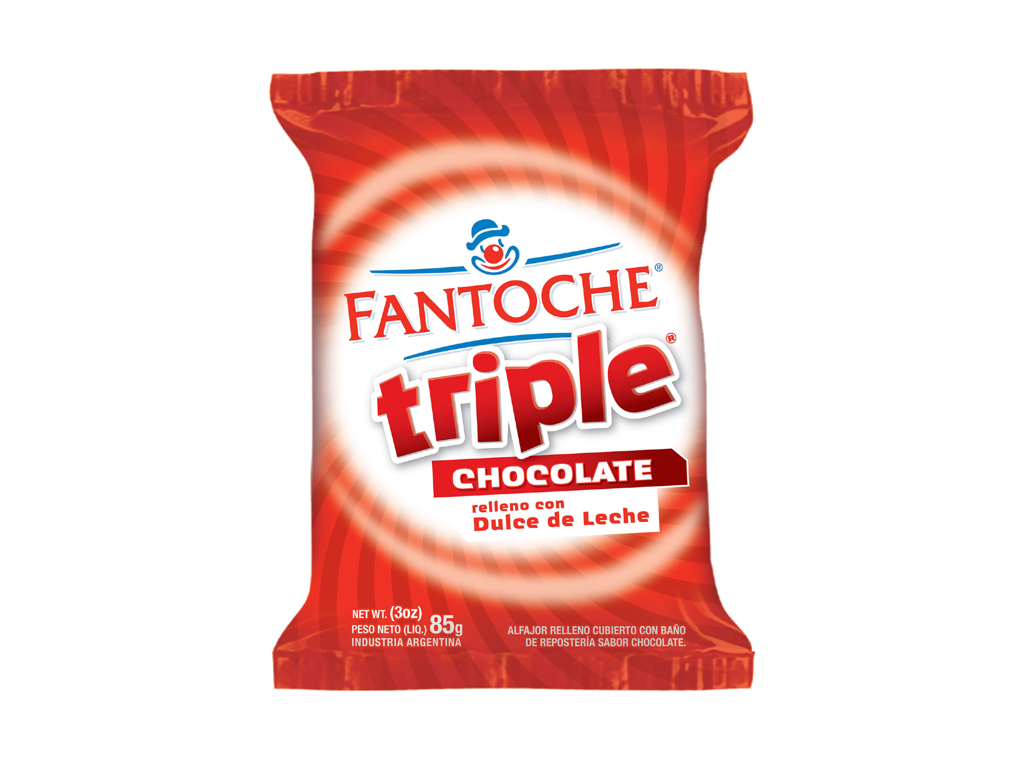FRACCI ALFAJ TRIPLE FANTOCHECHOCOLATE X85GR (CX24)