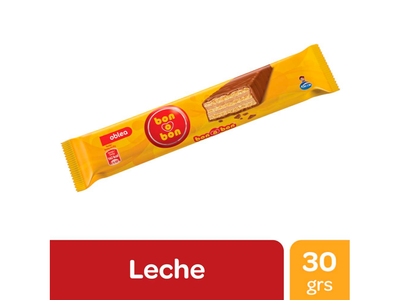 OBLEA BON O BON 30G CHOCOLATE NEGRO (CX20 UN)