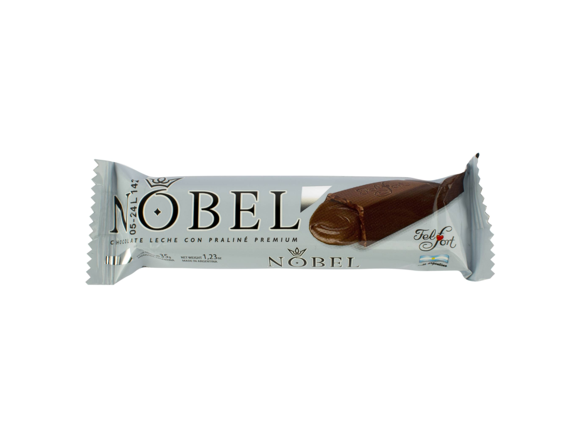 CHOCOLATE NOBEL RELLENO FELFORT CAJA X 35 GR