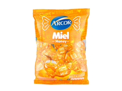 CARAMELOS ARCOR DUROS RELLENOS MIEL 675G (CX6)