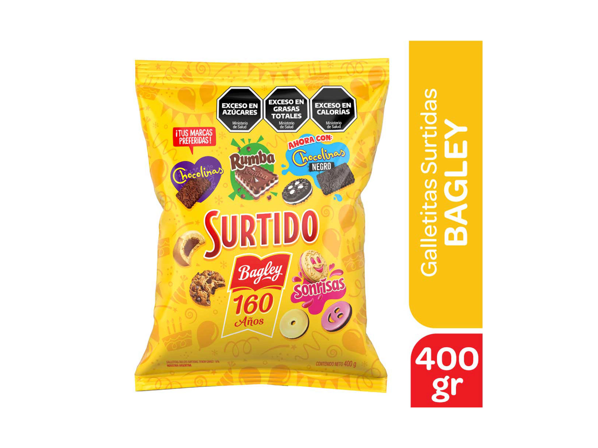 SURTIDO BAGLEY X 400 GRS (BX21)
