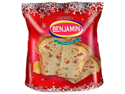 PAN DULCE BENJAMIN CON FRUTA X 400 GR