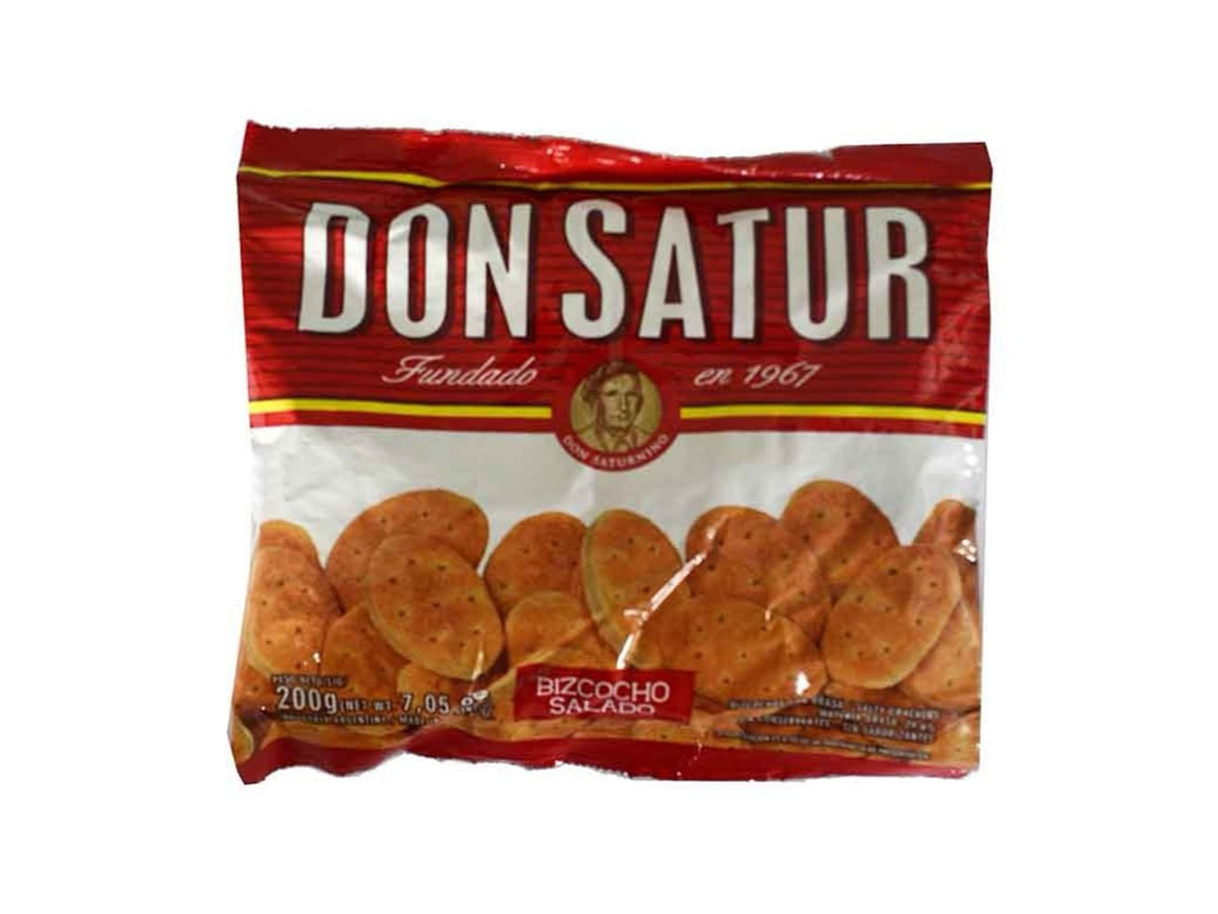 BIZCOCHO DON SATUR DE GRASA X 200 GR (30XB)